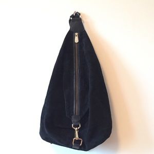 Topshop Real Leather Suede Bag